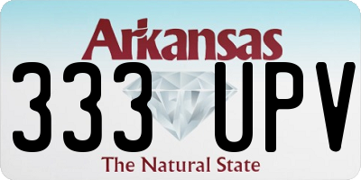 AR license plate 333UPV