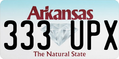 AR license plate 333UPX