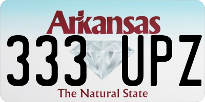 AR license plate 333UPZ