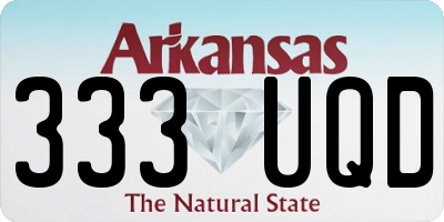 AR license plate 333UQD