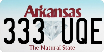 AR license plate 333UQE