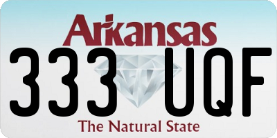AR license plate 333UQF