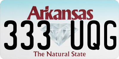 AR license plate 333UQG