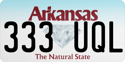 AR license plate 333UQL