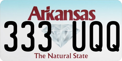 AR license plate 333UQQ