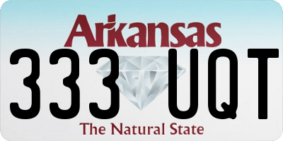 AR license plate 333UQT