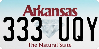 AR license plate 333UQY