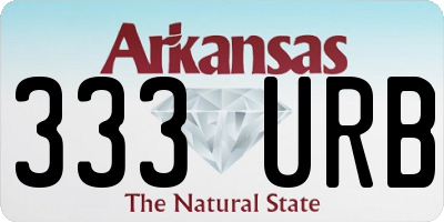 AR license plate 333URB
