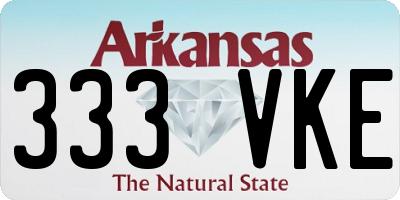 AR license plate 333VKE