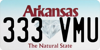 AR license plate 333VMU
