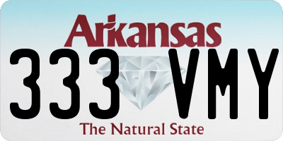AR license plate 333VMY