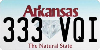 AR license plate 333VQI