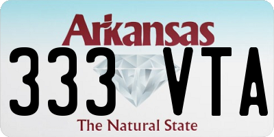 AR license plate 333VTA