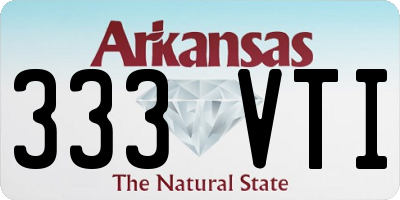 AR license plate 333VTI