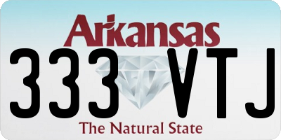 AR license plate 333VTJ