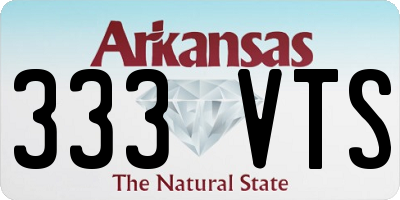AR license plate 333VTS