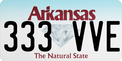 AR license plate 333VVE