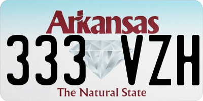 AR license plate 333VZH