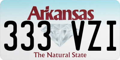 AR license plate 333VZI