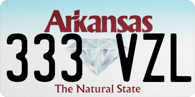 AR license plate 333VZL