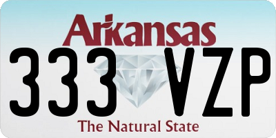 AR license plate 333VZP