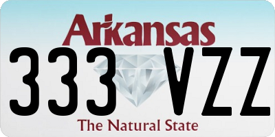 AR license plate 333VZZ