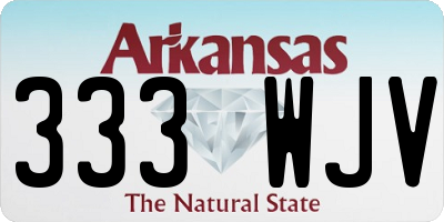 AR license plate 333WJV