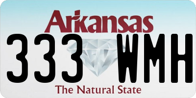 AR license plate 333WMH