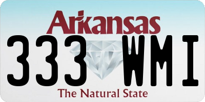 AR license plate 333WMI
