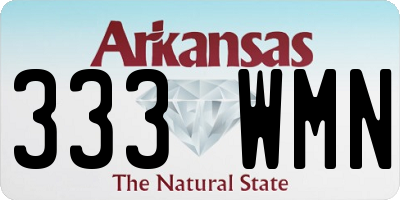 AR license plate 333WMN