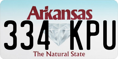 AR license plate 334KPU