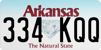 AR license plate 334KQQ