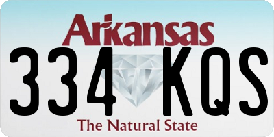 AR license plate 334KQS