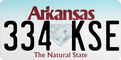 AR license plate 334KSE