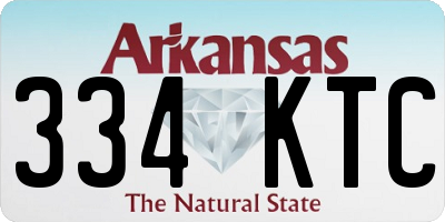 AR license plate 334KTC