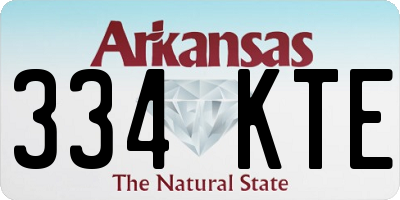 AR license plate 334KTE