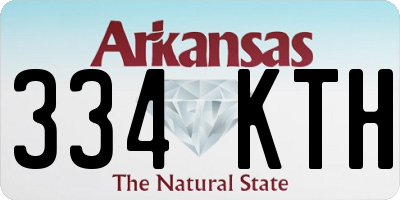 AR license plate 334KTH