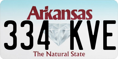 AR license plate 334KVE