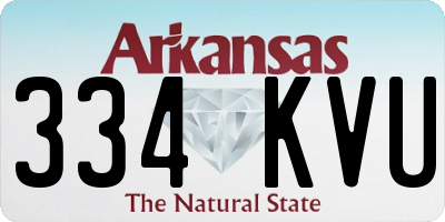 AR license plate 334KVU