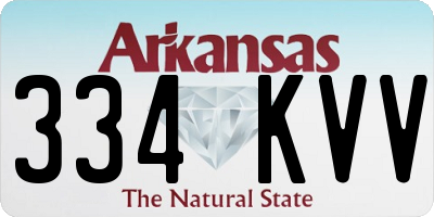 AR license plate 334KVV