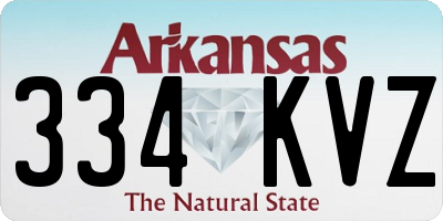 AR license plate 334KVZ