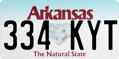 AR license plate 334KYT