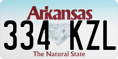 AR license plate 334KZL
