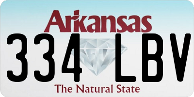 AR license plate 334LBV