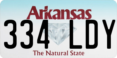 AR license plate 334LDY