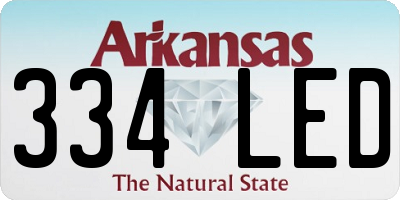AR license plate 334LED