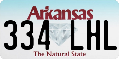 AR license plate 334LHL