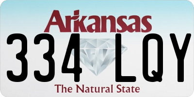 AR license plate 334LQY
