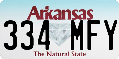AR license plate 334MFY