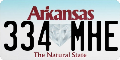 AR license plate 334MHE